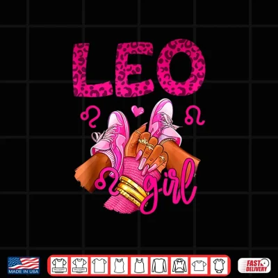 Design Leo Zodiac Sign Birthday Queens Leo Horoscope Shirt