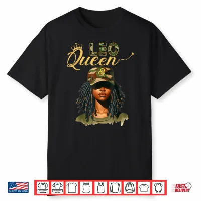 Leo Zodiac Sign Leo Vibes Horoscope Afro Black Culture Shirt