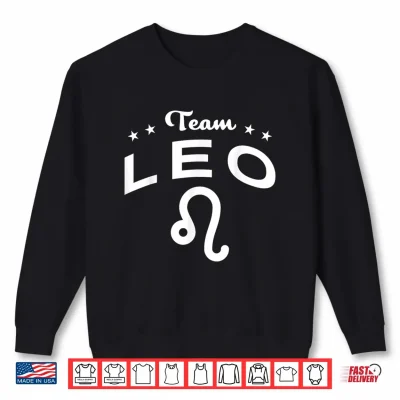 Sweatshirt Team Leo Stars Astrology Zodiac Shirt