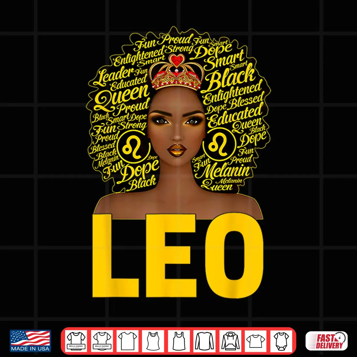 Afro Black Woman Birthday Queen Zodiac Leo Queen Shirt Afro Black Woman Birthday Queen Zodiac Leo Queen Shirt