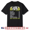 Funny Leo Zodiac Sign Leo Facts Shirt