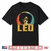 Leo Afro Girl African American Women Zodiac Birthday Shirt