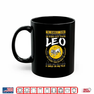 Mug Leo Zodiac Lion Sign Horoscope Funny Gift Shirt