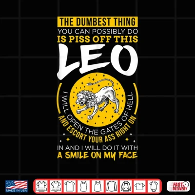 Design Leo Zodiac Lion Sign Horoscope Funny Gift Shirt