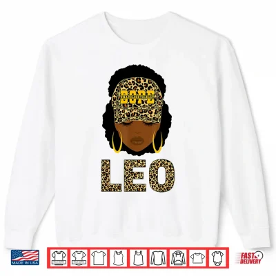 Sweatshirt Unapologetically Dope Leo Queen Black Woman Zodiac Shirt