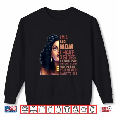 Sweatshirt Womens I Am Leo Mom Zodiac Astrology Mothers Day Mama Shirt