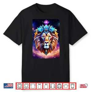 Zodiac Leo Rainbow Lion Astrology Horoscope Metaphysical Shirt