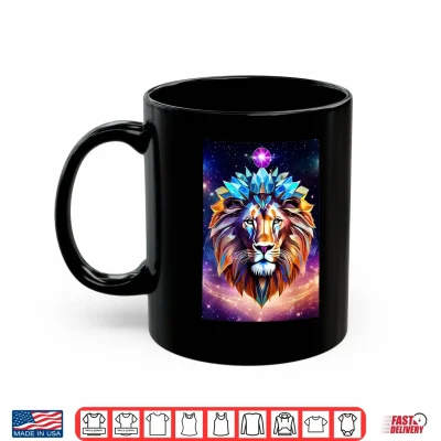 Mug Zodiac Leo Rainbow Lion Astrology Horoscope Metaphysical Shirt