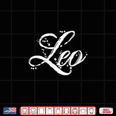 Design Womens Leo Distressed Liquid Design Zodiac Sign Leo Shirt