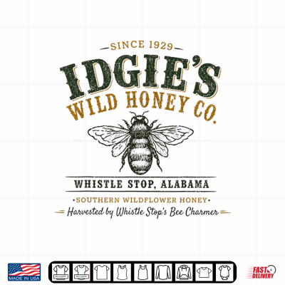 Design Idgies Wild Honey Co Southern Whistle Stop Cafe Graphic Shirt