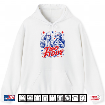 Hoodie Two Fiddy 250th 4th of July American Funny Patriotic 250 USA Shirt