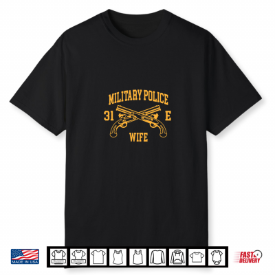 31E Mp Corrections Specialist Crossed Pistols Wife Premium Tri Blend Shirt