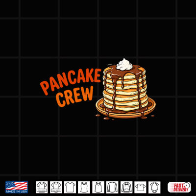 Design Funny Pancake Crew Sweet Breakfast Shirt
