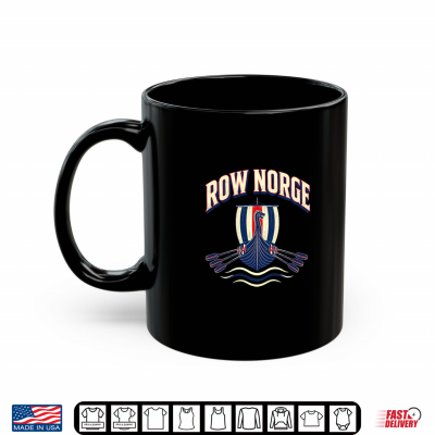 Mug Row Norge Norwegian Viking Ship Norway Rowing Boat Pride Premium Tri Blend Shirt