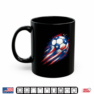 Mug USA Flag Soccer Kids Boys Shirt