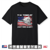 Anytime Baby F 14 Tomcat Flag Usa Fighter Jet Aircraft Premium Tri Blend Shirt