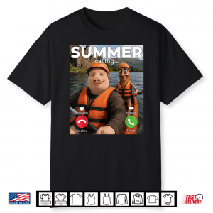 Summer Calling John Pork Tung Sahur Kayaking Kayak Ai Meme Shirt