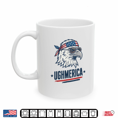 Mug Patriotic Eagle USA Flag America Eagle Ughmerica Shirt
