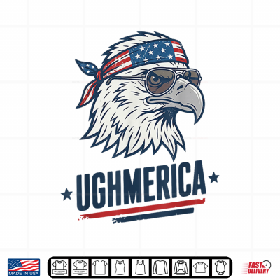 Design Patriotic Eagle USA Flag America Eagle Ughmerica Shirt