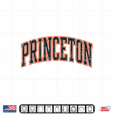 Design Princeton New Jersey Vintage Design Men Women Kids Shirt
