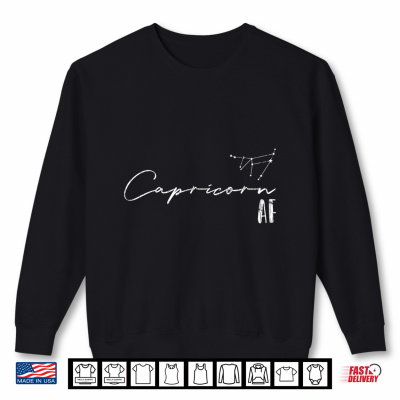 Sweatshirt Capricorn A F Apparel Funny Zodiac Sign Gift Shirt