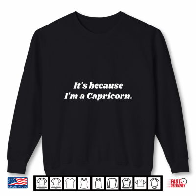 Sweatshirt Capricorn Birthday Gifts Zodiac Sign Astrology Shirt