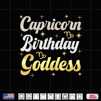 Design Capricorn Birthday Goddess Capricorn Season Cute Shirt