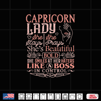 Capricorn Lady Shirt Astrology Zodiac Sign Capricorn Shirt 4 Design Capricorn Lady Shirt Astrology Zodiac Sign Capricorn Shirt