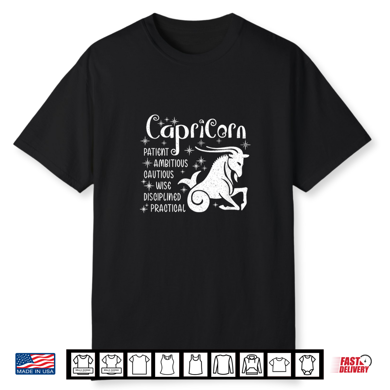 Capricorn Personality Traits Cute Zodiac Astrology Shirt Capricorn Personality Traits Cute Zodiac Astrology Shirt