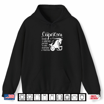 Capricorn Personality Traits Cute Zodiac Astrology Shirt 1 Hoodie Capricorn Personality Traits Cute Zodiac Astrology Shirt