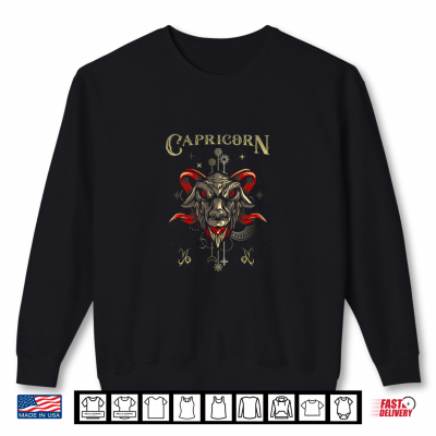 Sweatshirt Capricorn Zodiac Birth Sign Shirt