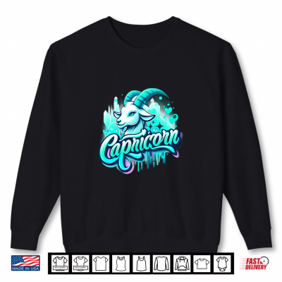 Sweatshirt Capricorn Zodiac Sign Capricorn Sea Goat Shirt