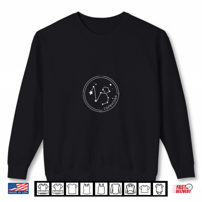 Sweatshirt Capricorn Zodiac Sign Constellation Gift Shirt