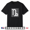 Capricorn Zodiac Sign Typography Astrology Shirt