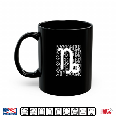 Mug Capricorn Zodiac Sign Typography Astrology Shirt