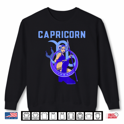 Sweatshirt Capricorn Zodiac Symbol Horoscope Astrology Birthday Gift Shirt