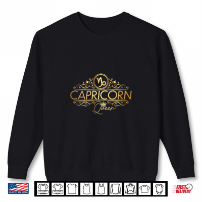 Sweatshirt Queen Capricorn Zodiac Symbol Shirt