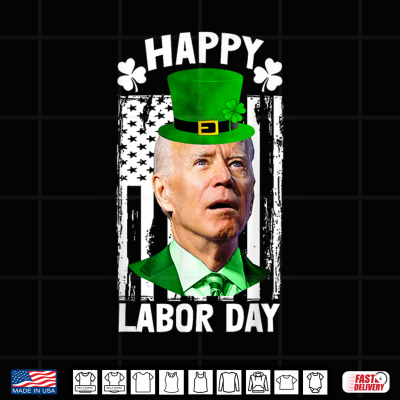 Design Anti Joe Biden Funny Happy Labor Day Shirt