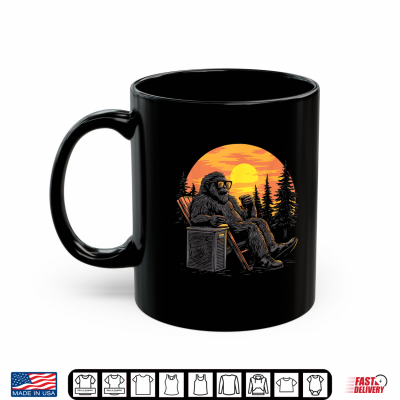 Mug HVAC Technician Retro Bigfoot Sasquatch Tech Shirt
