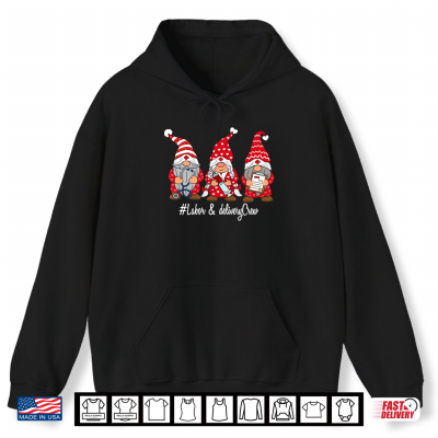 Hoodie Labor And Delivery Nurse Crew Gnome Nurse Valentines Day Shirt