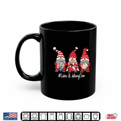 Mug Labor And Delivery Nurse Crew Gnome Nurse Valentines Day Shirt