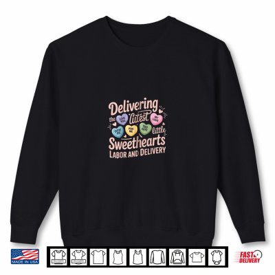 Sweatshirt Labor And Delivery Nurse Valentines Day L And D Nurse Valentine Shirt