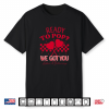 Ready To Pop Valentines Day Labor And Delivery Nurse L And D Premium Tri Blend Shirt