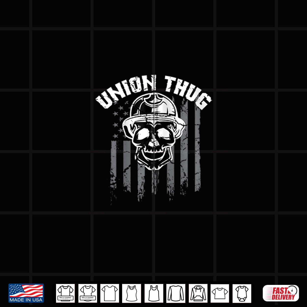 Union Thug Skull Head Union Leader Usa Flag Us Union Power Shirt Union Thug Skull Head Union Leader Usa Flag Us Union Power Shirt