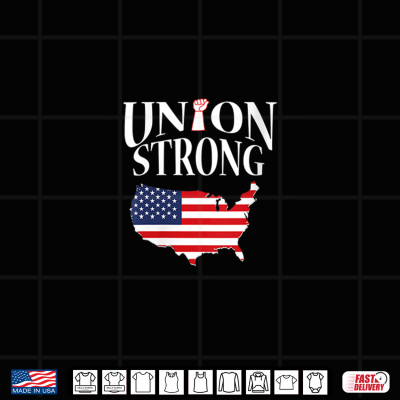 Design Womens Union Strong Trade Worker Labor Day Pro Union Gift Shirt
