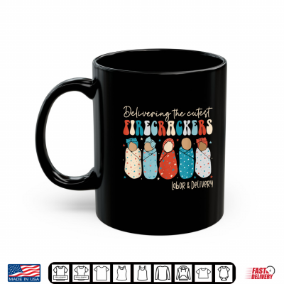 Mug 4th Of July Labor And Delivery L And D Nurse Independence Day Shirt