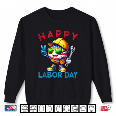 Sweatshirt Funny Golf Happy Labor Day For Workers Shirt