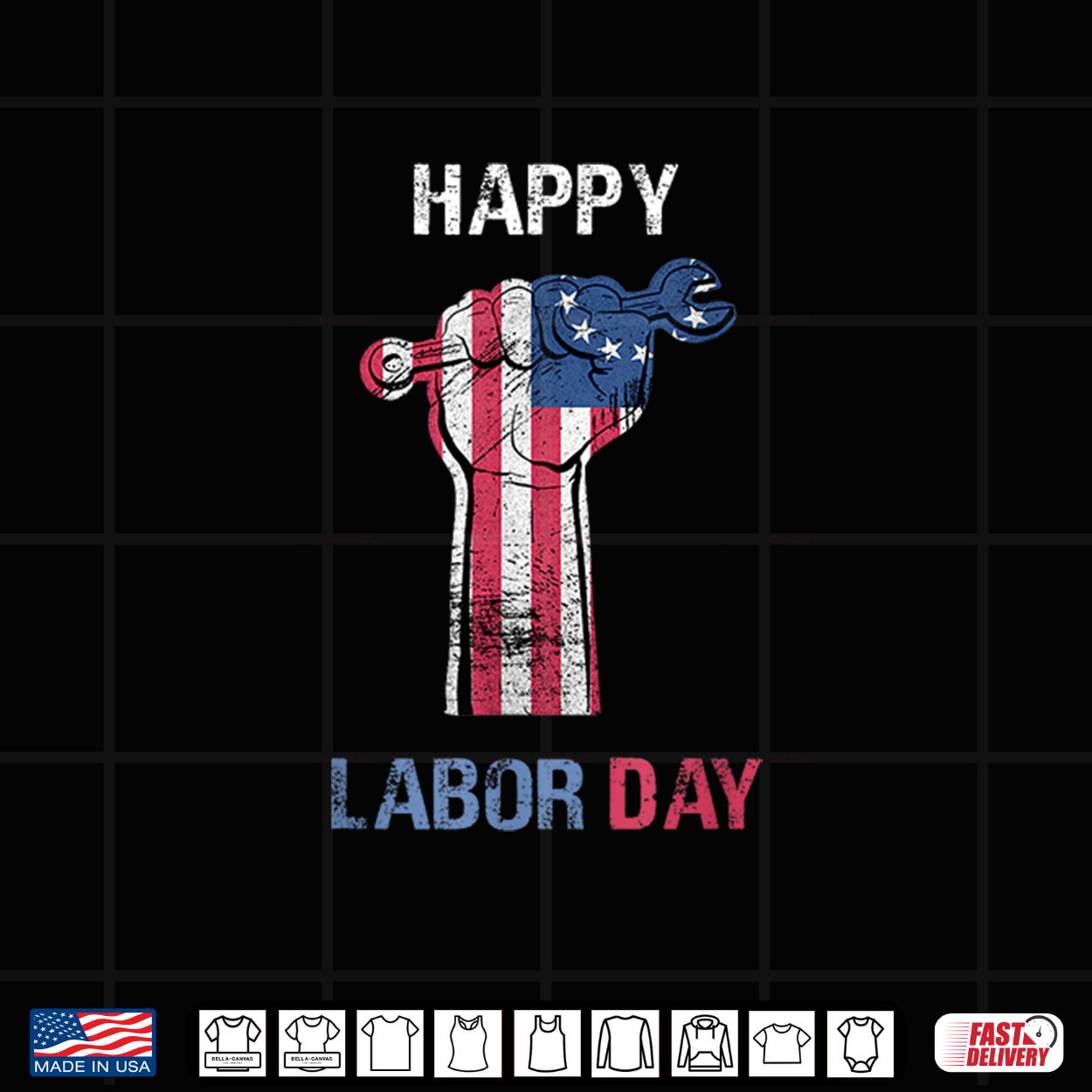 Happy Labor Day Distressed Vintage Patriotic American Flag Shirt Happy Labor Day Distressed Vintage Patriotic American Flag Shirt