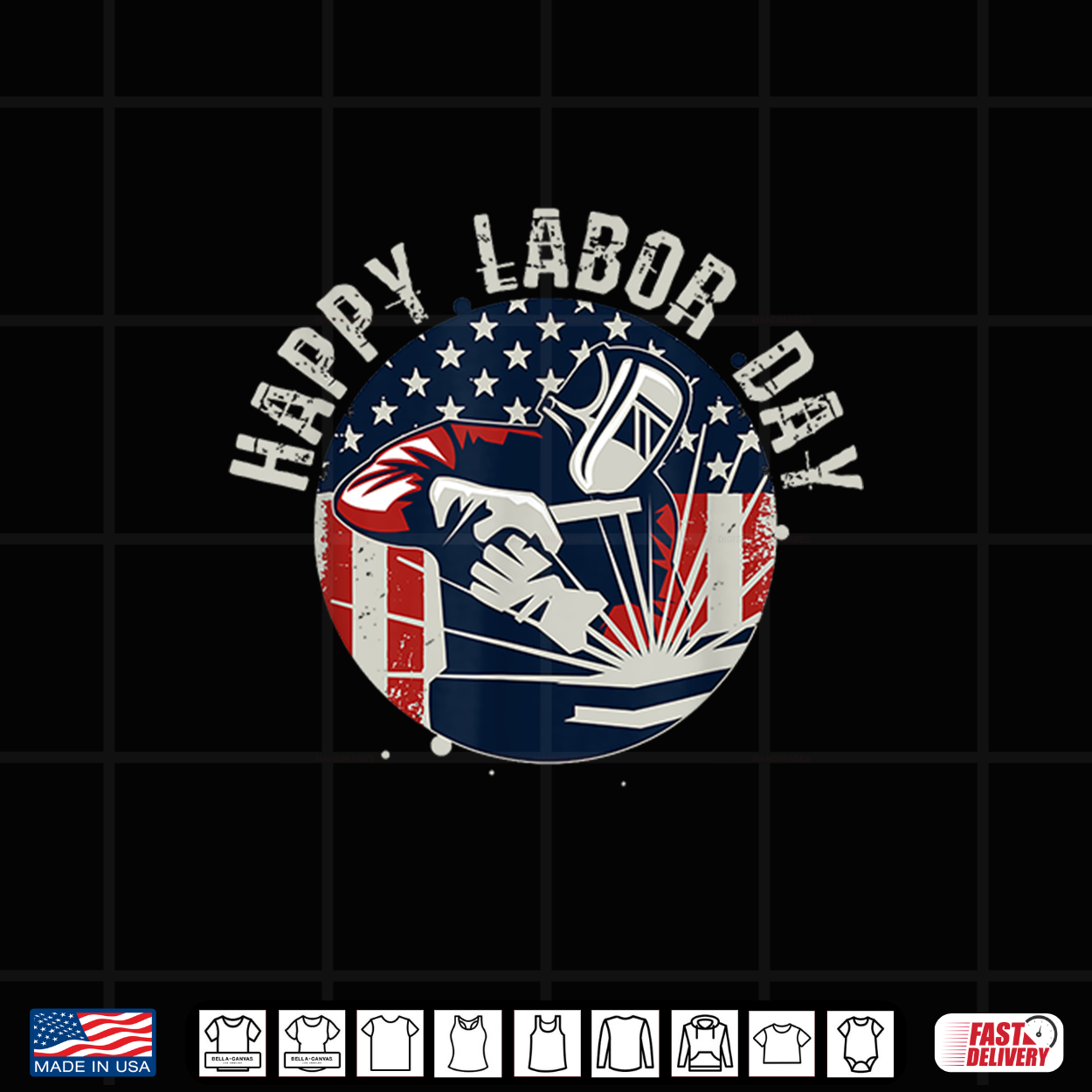 Happy Labor Day For Patriotic Welder Workers And Handyman Shirt Happy Labor Day For Patriotic Welder Workers And Handyman Shirt