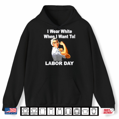 Hoodie Rosie The Riveter Labor Day Cute Feminist Shirt